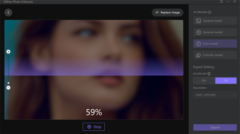 hitpaw é uma ferramenta de nitidez de imagem IA
