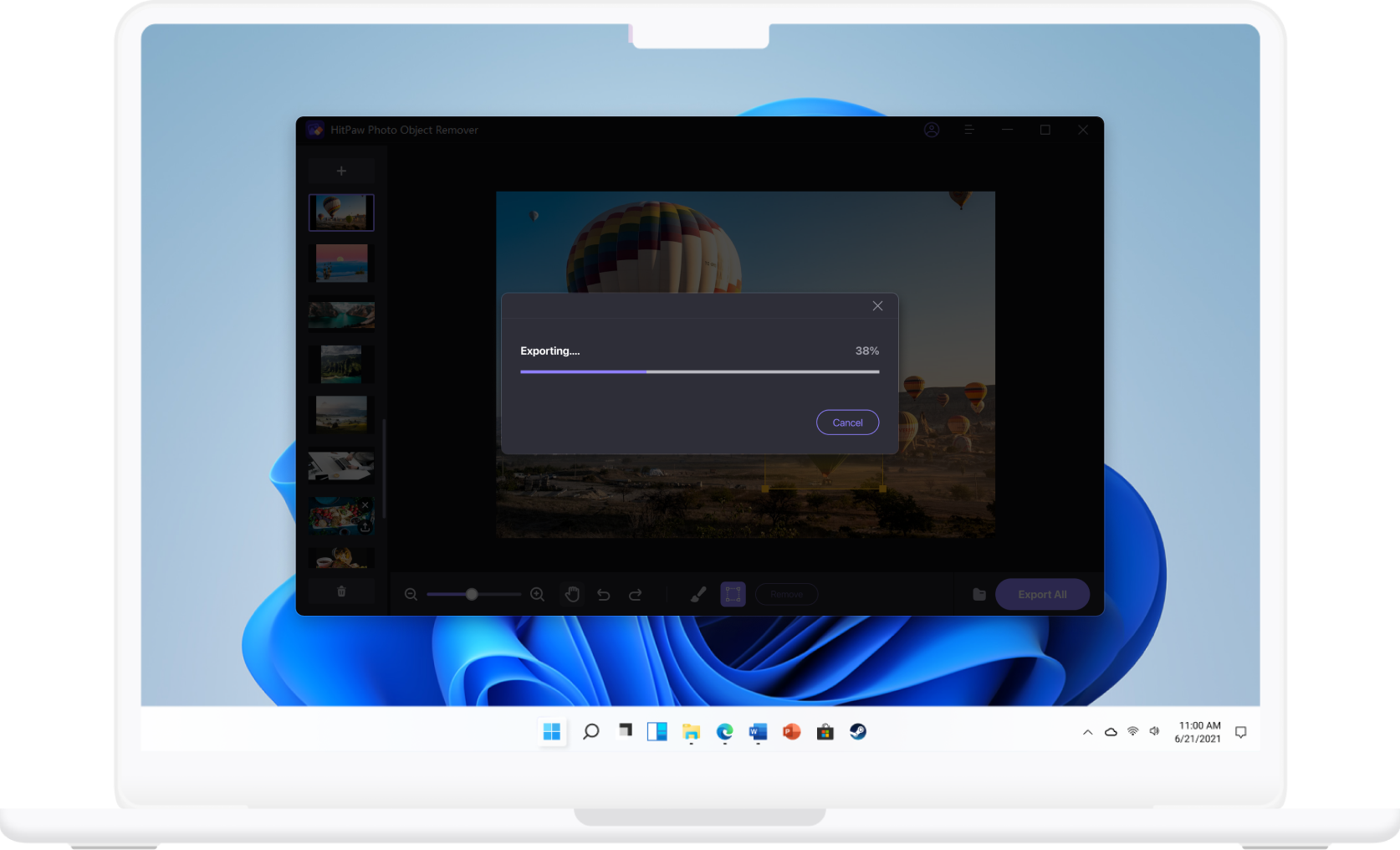 Preview and Export