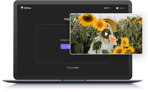 upload video with hitpaw online video cutter