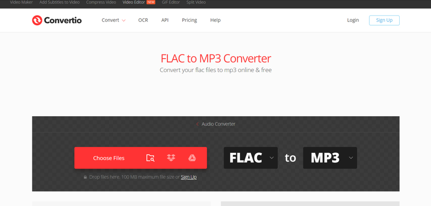 convertire il formato flac in mp3
