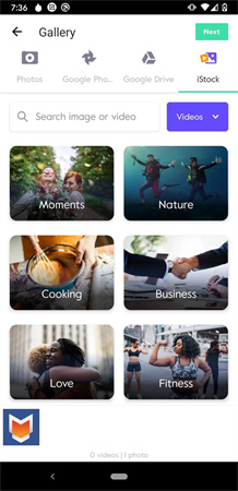 Melhorador de vídeo AI para Android